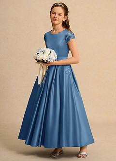 Azazie Bunny Junior Formal Flower Girl Dresses Twilight Ball-Gown Lace Dress image6