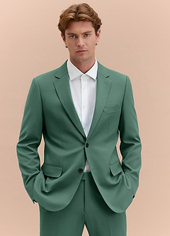 front James Eucalyptus Structured Stretch Suit Jacket