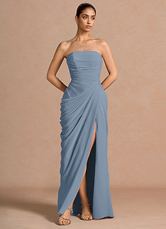 Kaavia Dusty Blue Maxi Dress image3