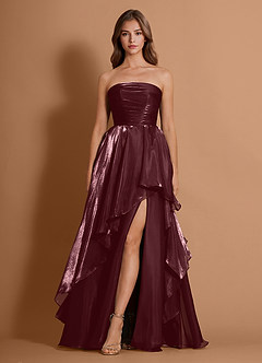 suknia Wino Maxi Celindra