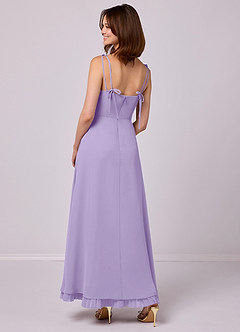 Barbie ♥ Azazie Bridesmaid Dresses Lilac A-Line Pleated Chiffon Dress image2
