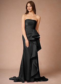 Vestido Negro Largo Cressidia image3