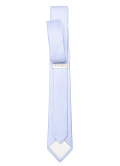 front Matte Satin Skinny Tie