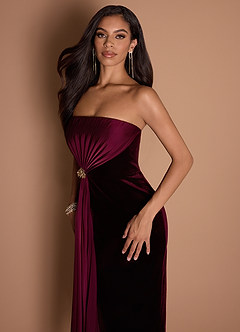 vestido Meio-dia Vinho Glorie image7