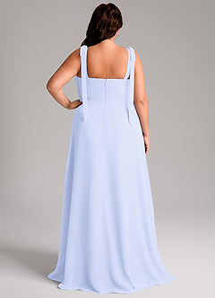 Azazie Debra Bridesmaid Dresses Lavender A-Line with Pockets Chiffon Convertible Dress image9