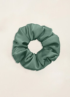 front Matching Color Bridesmaid Stretch Satin Over Size Scrunchies