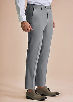 front William Gris Pantalones de vestir