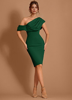 Jessabelle Emerald Green Midi Dress image3