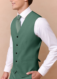 front James Eucalyptus Structured Stretch Suit Vest
