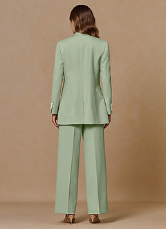 front Rowan Verde Salvia Completo 2 pezzi con trama raffinata