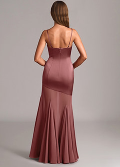 Azazie Uma Bridesmaid Dresses Amethyst Mermaid Strapless Chiffon Convertible Dress image5
