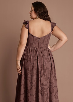 Denisse Mocha Coco Corset Maxi Dress image12