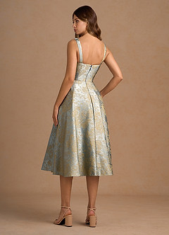Midi jurk Melusine Vintage Sininen image3
