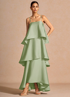 Vestido Verde Claro Largo Itasca image3