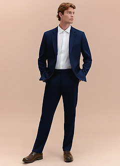 James Blue Structured Stretch Suit