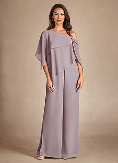 Azazie Halima vestidos de madre de la novia Vestido de Atardecer de Gasa de Mono/Traje de pantalón con Corte Lateral image7