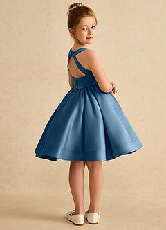 Azazie Julietta vestidos de niña de las flores Vestido de Bermudas de Tul de Princesa con Convertible image8