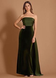 Catherine Olivgrün Maxikleid image3