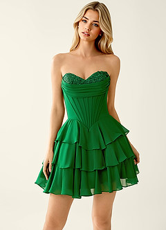 Cekago Green Mini Dress image4