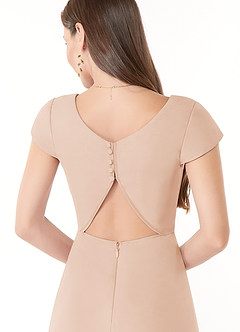 Azazie Hainsly Bridesmaid Dresses English Rose A-Line Sweetheart Neckline Chiffon Dress image12