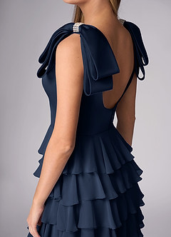 Daina Navy Tiered Gown image3