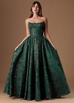 suknia Pozłacany Szmaragd Maxi Skyla image4