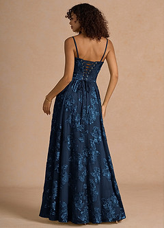 Isaura Navy Maxi Dress image2