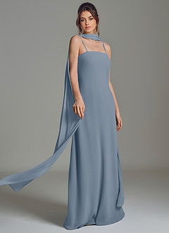 Azazie Ilana Bridesmaid Dresses Twilight A-Line Strapless Chiffon Dress image7