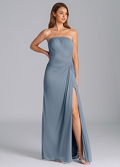 Azazie Mariya Bridesmaid Dresses Twilight Mermaid Strapless Mesh Dress image1