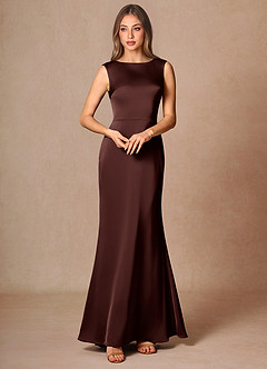Elara Mocha Coco Maxi Dress image4