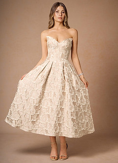 Robe Mi-Longue Fard à Joues Vintage Silvana image6