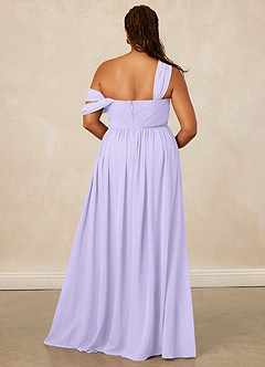 Christian Siriano Bridal for Azazie 1014 Bridesmaid Dresses Lilac A-Line Off the Shoulder Chiffon Dress image17