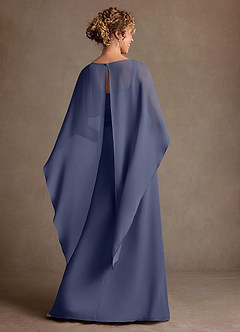 Azazie Marilla Klänningar till brudens mor Klä A-Line i Chiffong Plisserad Stormig image3