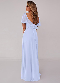 Barbie ♥ Azazie Bridesmaid Dresses Lavender A-Line Pleated Chiffon Dress image3