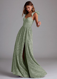 Denisse Pistachio Corset Maxi Dress image2