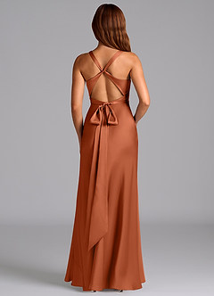 Azazie Hati Brudtärnklänningar Klä av Sjöjungfru i Stretch Satin Cederros image7