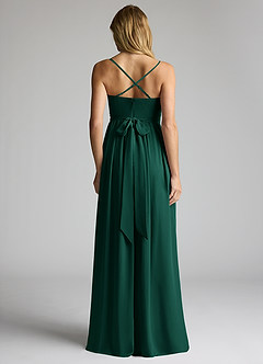 Azazie Llana Abiti da damigella d'onore premaman Abito A-Line Chiffon Floor-Length image4