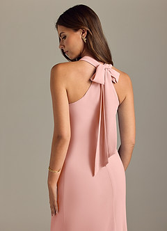 Azazie Doretta Bridesmaid Dresses Rosette Mermaid Pleated Chiffon Dress image2