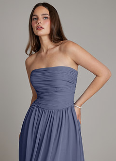 Azazie Andreina Bridesmaid Dresses Stormy A-Line Pleated Chiffon Dress image6