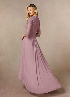 Azazie Anne Mother of the Bride Dresses Dusty Rose Sheath Sweetheart Sequins Lace Dress image8