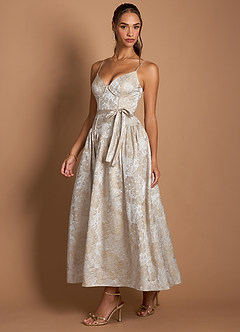 Tommi Vintage Champagne Maxi Dress image3