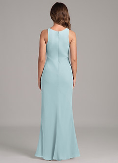 Azazie Allettie Bridesmaid Dresses Mist Mermaid Chiffon Dress image2