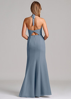 Azazie Emeria Suknie dla druhen Syrena Dekolt w kształcie serca Szyfon Do ziemi Sukienka image2