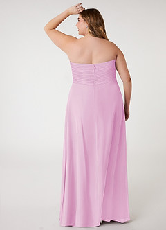 Azazie Arabella Allure Final Sale Candy Pink A-Line Sweetheart Neckline Chiffon Convertible Dress image13