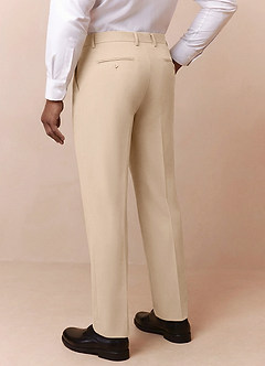 front Owen Tan Lightweight Tailored Dress Pants