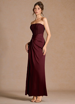 Selene Wine Maxi Dress image5