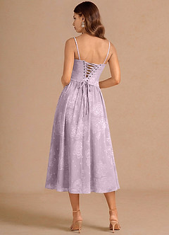 Isaura Frosted Lilac Midi Dress image2