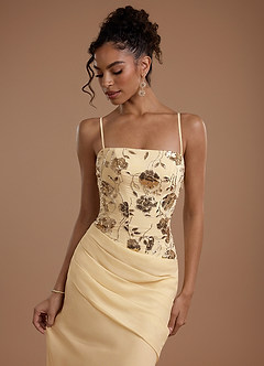 Blair Gold Sequins Maxi Dress image6