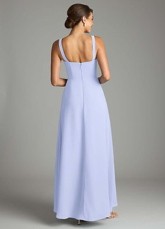 Azazie Debra Bridesmaid Dresses Lavender A-Line with Pockets Chiffon Convertible Dress image6