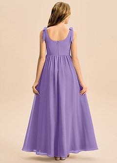 Azazie Delia Junior Abito A-Line in Chiffon Fiocco Tahiti image6